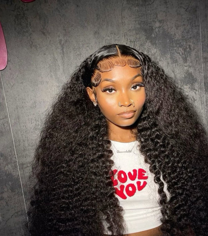 CURLY LACE FRONTAL HUMAN HAIR WIG
