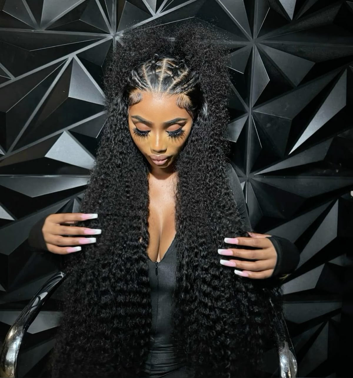LACE FRONTCUSTOM DEEP CURLY HUMAN HAIR